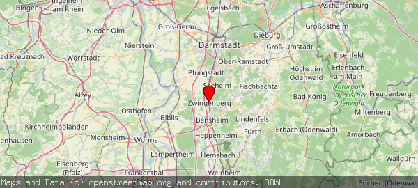 64673 Zwingenberg, Deutschland