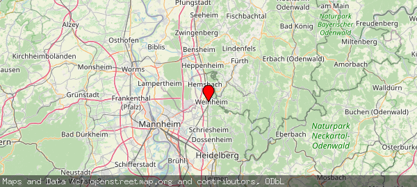 69 Weinheim, Deutschland