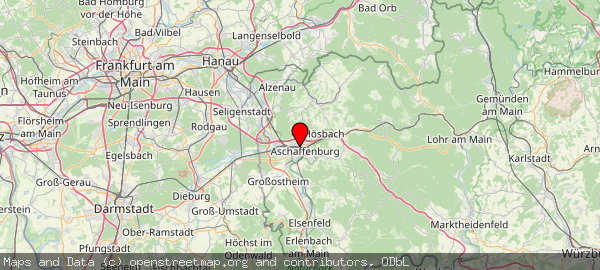 63 Aschaffenburg, Deutschland