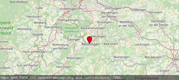 72 Reutlingen, Deutschland