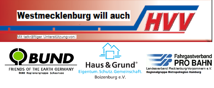 Hamburger Verkehrsverbund für Westmecklenburg! Hamburger Verkehrsverbund für Westmecklenburg!