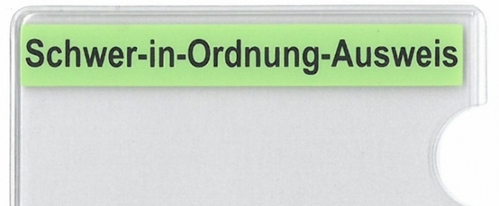 "Schwer-in-Ordnung-Ausweis"-Hülle auch für Bremen "Schwer-in-Ordnung-Ausweis"-Hülle auch für Bremen