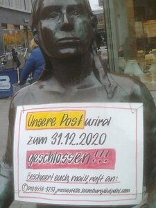 Schließung der Postfiliale Hamburg Hoheluft verhindern! Schließung der Postfiliale Hamburg Hoheluft verhindern!