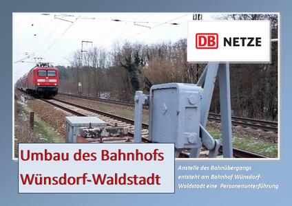 Die Überführung in Zossen / Ortsteil Wünsdorf Die Überführung in Zossen / Ortsteil Wünsdorf