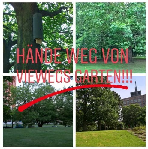 Hände weg von Viewegs Garten jetzt erst recht! WeAct